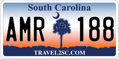 SC license plate AMR188