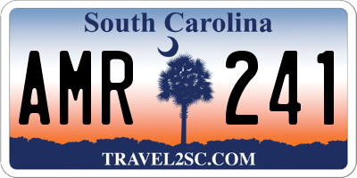 SC license plate AMR241