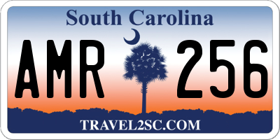 SC license plate AMR256