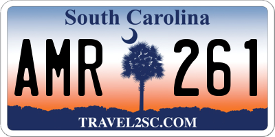 SC license plate AMR261