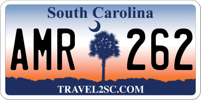 SC license plate AMR262