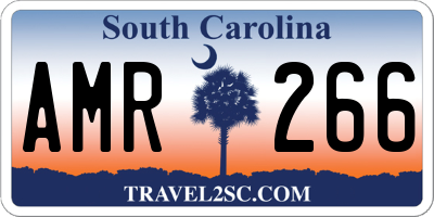 SC license plate AMR266