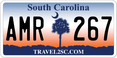 SC license plate AMR267