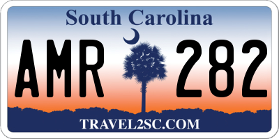 SC license plate AMR282
