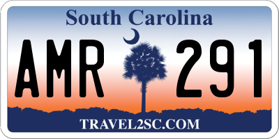 SC license plate AMR291