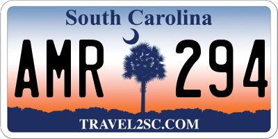 SC license plate AMR294