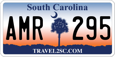 SC license plate AMR295