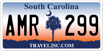 SC license plate AMR299