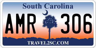 SC license plate AMR306