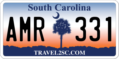 SC license plate AMR331