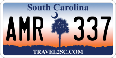 SC license plate AMR337