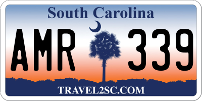 SC license plate AMR339