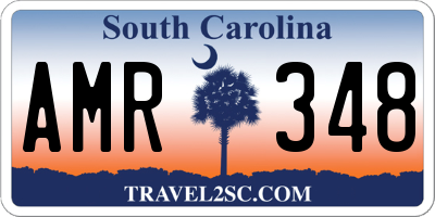 SC license plate AMR348