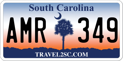SC license plate AMR349