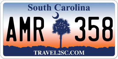 SC license plate AMR358
