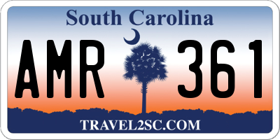 SC license plate AMR361