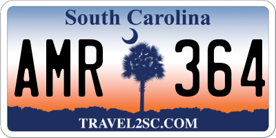 SC license plate AMR364