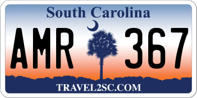 SC license plate AMR367