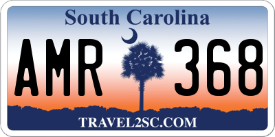 SC license plate AMR368