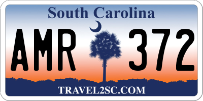 SC license plate AMR372