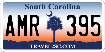 SC license plate AMR395