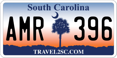 SC license plate AMR396