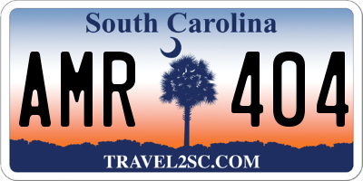 SC license plate AMR404