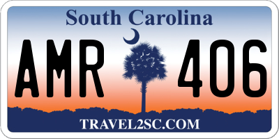 SC license plate AMR406