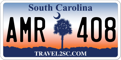 SC license plate AMR408