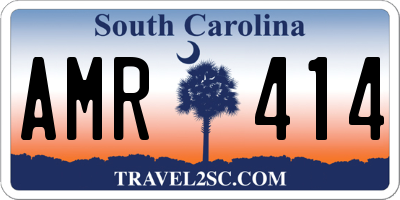 SC license plate AMR414
