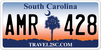 SC license plate AMR428