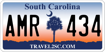 SC license plate AMR434