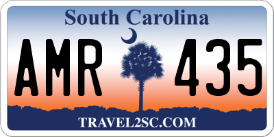 SC license plate AMR435