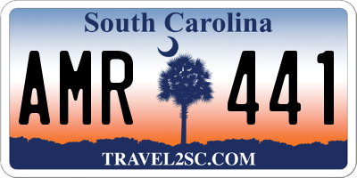 SC license plate AMR441