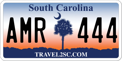 SC license plate AMR444