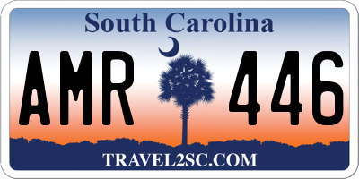 SC license plate AMR446