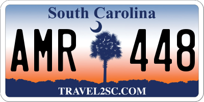 SC license plate AMR448