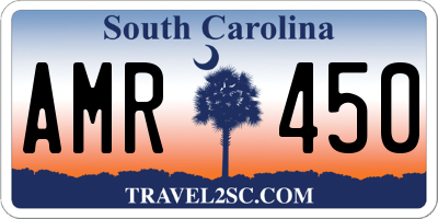 SC license plate AMR450