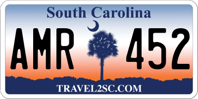 SC license plate AMR452