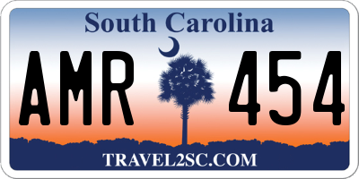 SC license plate AMR454