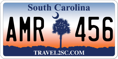 SC license plate AMR456