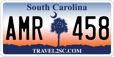 SC license plate AMR458