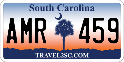 SC license plate AMR459