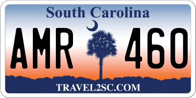 SC license plate AMR460