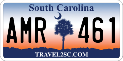 SC license plate AMR461