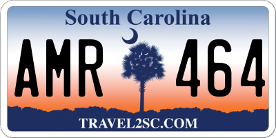 SC license plate AMR464