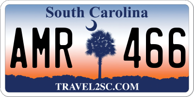 SC license plate AMR466