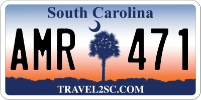 SC license plate AMR471