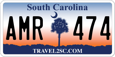 SC license plate AMR474