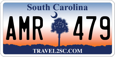 SC license plate AMR479